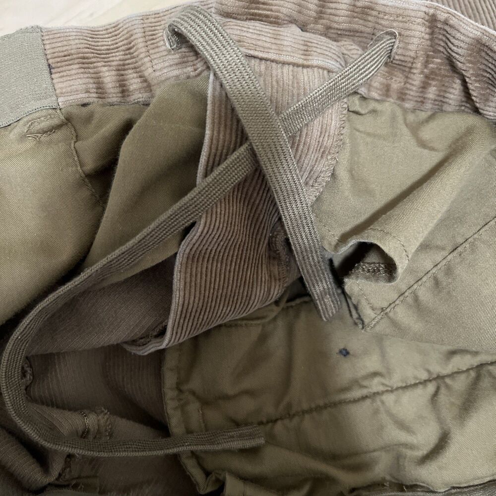 Uniqlo Corduroy Pants Brown Drawstring 3XL Academia - Picture 6 of 7